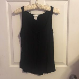 Black tank top